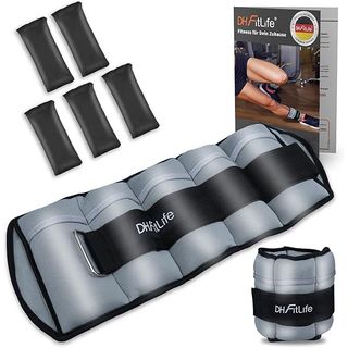 DH FitLife Verstellbare Fußgelenk Gewichtsmanschetten