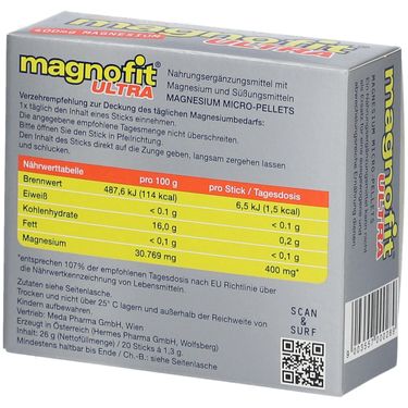 Magnofit magnofit® ULTRA 20x1,3 g - Shop Apotheke