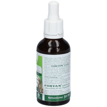 FORTAN® Zahnpflegemittel für Hunde & Katzen 50 ml - Shop Apotheke