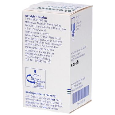 Novalgin® 50 ml mit dem E-Rezept kaufen - Shop Apotheke