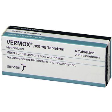 VERMOX® 100 mg 6 St mit dem ERezept kaufen Shop Apotheke
