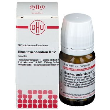 Rhus toxicodendron d12 tabletten