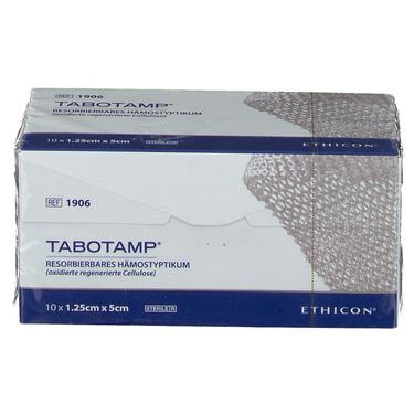 Tabotamp Haemostyptikum 5x1,25cm Wundgaze 10 St - Shop Apotheke