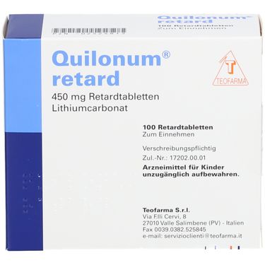 Quilonum® retard 450 mg 100 St mit dem E-Rezept kaufen – Shop Apotheke