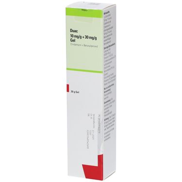 Duac Grams Duac 10 mg/g + 30 mg/g Gel 30 g mit dem E-Rezept kaufen – Shop Apotheke