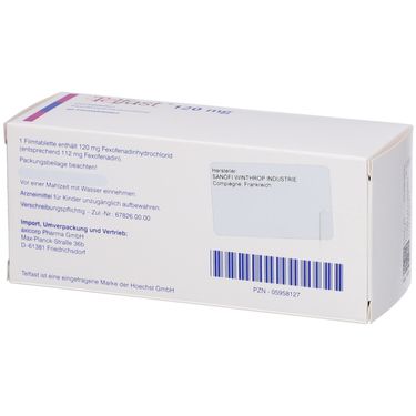 Telfast 120 mg 50 St mit dem E-Rezept kaufen - Shop Apotheke