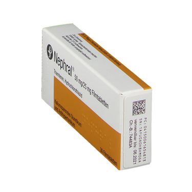 Nephral® 50 mg/25 mg 30 St mit dem E-Rezept kaufen - SHOP APOTHEKE