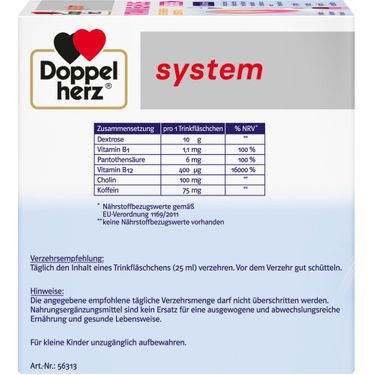 Doppelherz® System Vitamin B12 PLUS Energie 30x25 Ml - Shop Apotheke