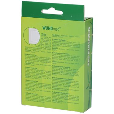 Bambus-Pflaster Vital-Pads – 2 Stück, Für Füße & Körper, Mit Natürlichen Inhaltsstoffen