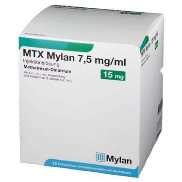 Mtx Injeksi MTX Mylan 7,5 mg/ml 15 mg 12x2 ml mit dem E-Rezept kaufen - Shop Apotheke