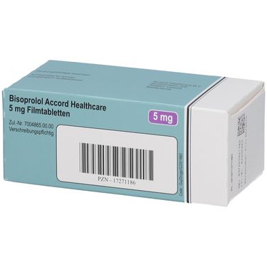 BISOPROLOL Accord Healthcare 5 mg Filmtabletten 100 St mit dem E-Rezept ...