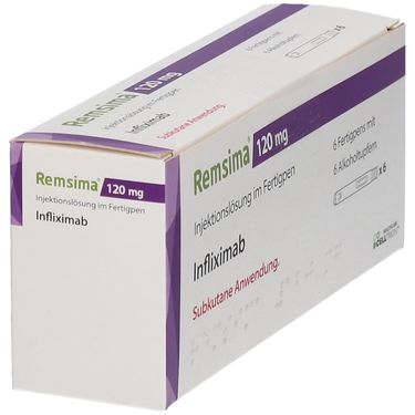 Resema Injection REMSIMA 120 mg Injektionslösung im Fertigpen 6 St mit dem E-Rezept ...