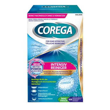 Corega Intensiv Reiniger (Tabs) 108 St - Shop Apotheke