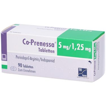 CO-PRENESSA 5 mg/1,25 mg Tabletten 90 St mit dem E-Rezept kaufen - Shop ...