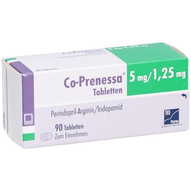 CO-PRENESSA 5 mg/1,25 mg Tabletten 90 St mit dem E-Rezept kaufen - Shop ...