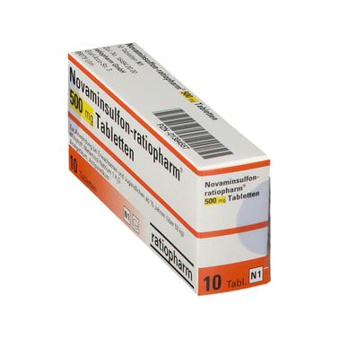 Novaminsulfon-ratiopharm® 500 Mg 10 St - Shop-apotheke.com