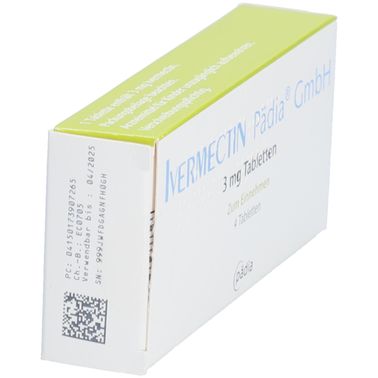 IVERMECTIN Pädia GmbH 3 mg Tabletten 4 St