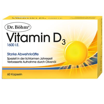 Dr Böhm® Vitamin D3 1600 I.e. 60 St - Shop Apotheke