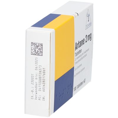 Artane® 2 mg 100 St mit dem E-Rezept kaufen – Shop Apotheke