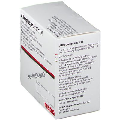 Allergospasmin® N 1 mg/0,5 mg pro Sprühstoß 3x10 ml mit dem E-Rezept ...