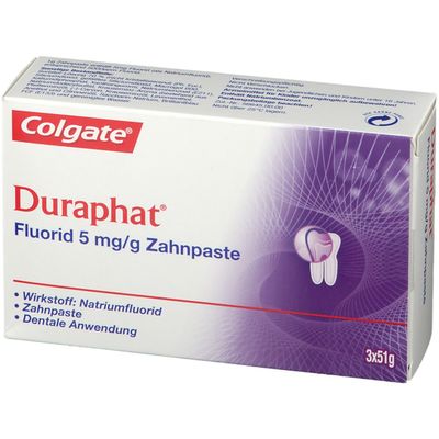 Colgate Duraphat Fluorid 5 mg/g Zahnpaste 3x51 g mit dem E-Rezept ...