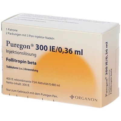 Puregon® 300 IE/0,36 ml 1 St mit dem E-Rezept kaufen - Shop Apotheke