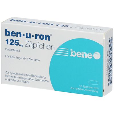 Ben-u-ron® 125 Mg 10 St - Shop Apotheke