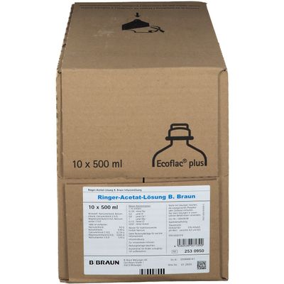 Ringer-Acetat-Lösung Ecoflac® Plus 10x500 ml - Shop Apotheke