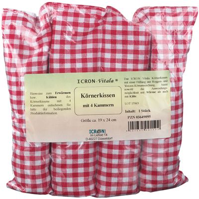 Körnerkissen Mit 8 Kammern, 20x58 Cm – Wärmespeicherndes Schulter- & Nackenkissen Von Icron Vitala