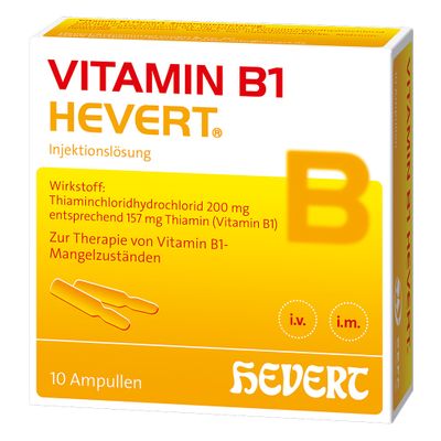 VITAMIN B1- HEVERT® 10 St - Shop Apotheke
