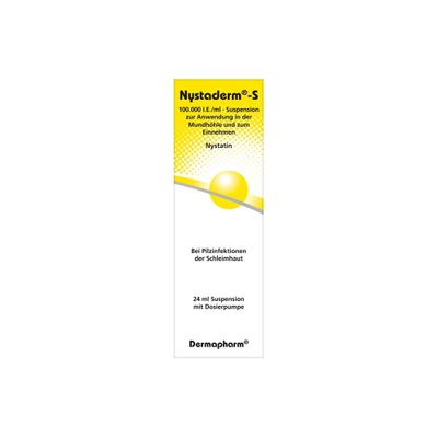 NYSTADERM S Suspension Dosierpumpe - 24 Ml Alte Apotheke Am Marktplatz