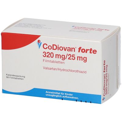 CoDiovan Forte 320 Mg 25 Mg 98 St Mit Dem E Rezept Kaufen Shop Apotheke