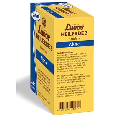 Terre De Guérison Luvos 2 – Argile Curative Hautfein – Boîte De 480 G
