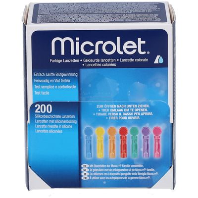 MICROLET Lanzetten Farbig – 200 Stück Für Blutz Produktbild-Vorschau 5