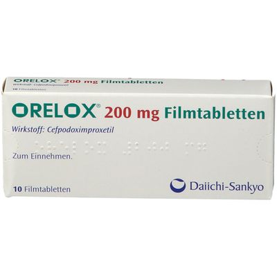 ORELOX® 200 mg 10 St mit dem E-Rezept kaufen - Shop Apotheke