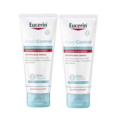 Eucerin® AtopiControl Akutpflege Creme hilft wirksam bei akuten ...