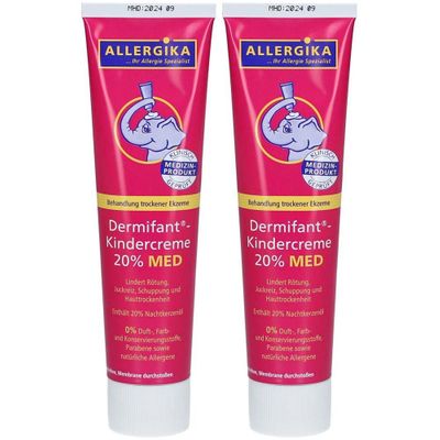 ALLERGIKA Dermifant® Kindercreme 20 % MED 2x100 ml - Shop Apotheke