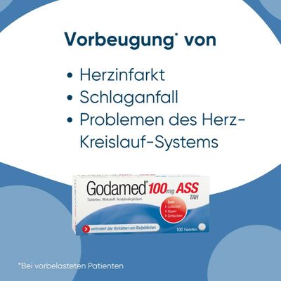 Godamed® 100 mg ASS TAH 100 St - Shop Apotheke