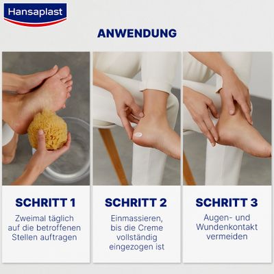 Hansaplast Anti Hornhaut Intensiv-Creme 75 Ml (2er-Pack) – Mit 20% Urea, Für Sehr Trockene Füße & Hornhaut