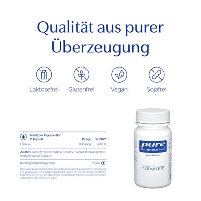 pure encapsulations® Folsäure 60 St - Shop Apotheke