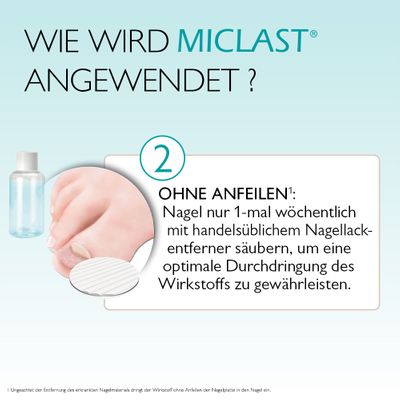 MICLAST 80 Mg/g Nagellack Gegen Nagelpilz – Mit Ciclopirox, 3 Ml, Apothekenpflichtig