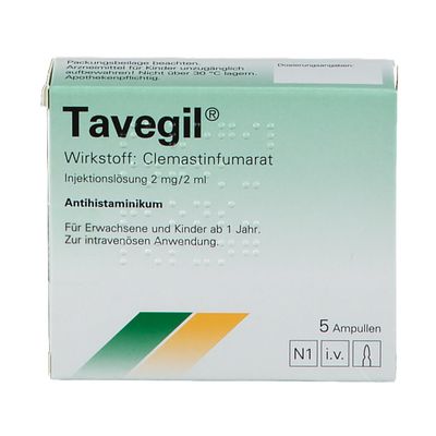 Tavigon Injection Tavegil® Injektionslösung 5x2 ml - Shop Apotheke