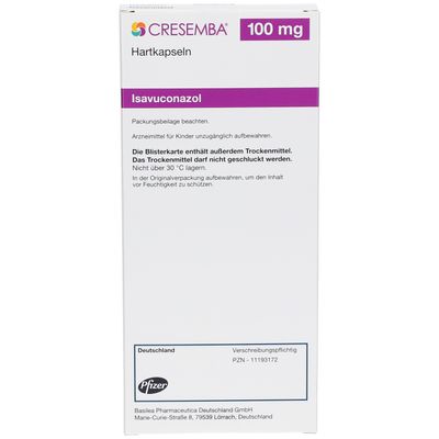 Cresemba Powder Cresemba 100 mg 14 St mit dem E-Rezept kaufen – Shop Apotheke