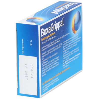 BoxaGrippal® Erkältungstabletten 200 Mg / 30 Mg 20 St - Shop Apotheke