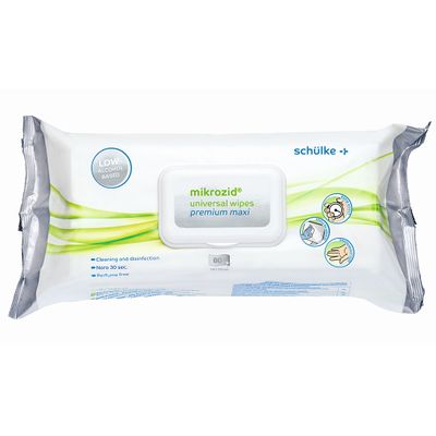 Mikrozid Lingettes Universelles Premium Maxi - Lot De 80, Pour Désinfection Professionnelle, Santé