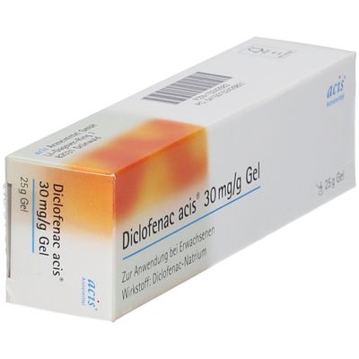 Diclofenac acis® 30Mg/G Gel 25 g mit dem E-Rezept kaufen - Shop Apotheke