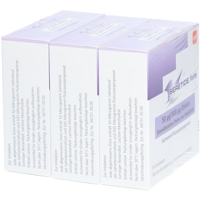 Seretide Forte 50 µg/500 µg Diskus 3x60 St mit dem ERezept kaufen