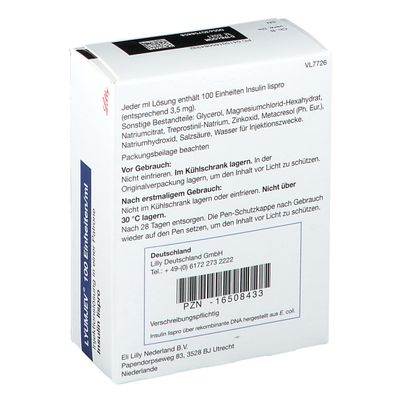 LYUMJEV® 100 Einheiten/ml 10x3 ml mit dem E-Rezept kaufen - Shop Apotheke