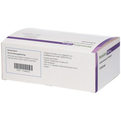 Resema Injection REMSIMA 120 mg Injektionslösung im Fertigpen 6 St mit dem E-Rezept ...