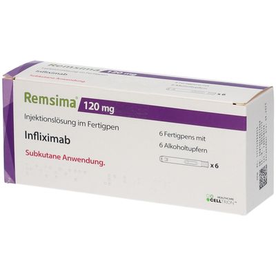 Resema Injection REMSIMA 120 mg Injektionslösung im Fertigpen 6 St mit dem E-Rezept ...